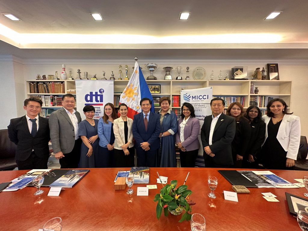 Officials of the Philippine Embassy, PTIC-KL, and MICCI Management Team